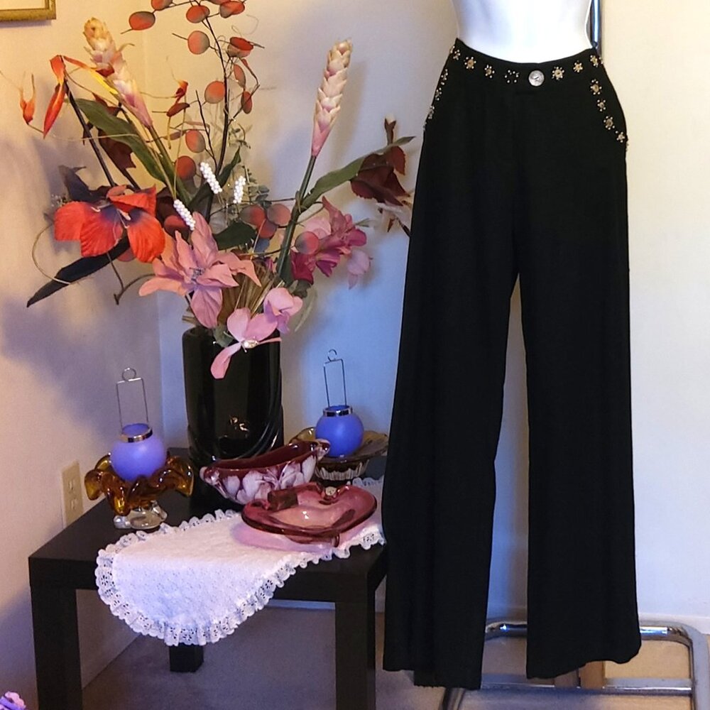 NWT Women's Classic Fit Pants Straight Leg Trousers Wide Leg Slacks 12